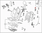 Genuine Mercedes C216 W216 Coupe Backrest Release Grab Handle 2169100271 New. Price: $547.65.