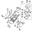 Genuine Mopar Storage Bin Divider 68432283AA New. Price: $18.03.
