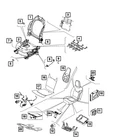 Genuine Mopar Front Seat Back Flex-mat 68284376AA New. Price: $668.85.