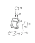 Genuine Mopar Front Seat Back Cover Left 6SK12U00AA New. Price: $306.34.