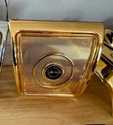 1962-64 Impala 24K Gold Plated Rear Speaker Grill And Housing Frame New. Price: $600.00.