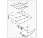 Genuine Audi Seat Cushion Foam 85H-898-522-A New. Price: $604.31.