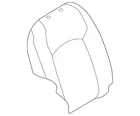 Genuine Nissan Seat Back Cushion Cover 87620-9MD1B New. Price: $346.15.