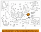 Gm Oem 16-20 Envision Passenger Seat Components-lumbar Support 23214998 New. Price: $288.92.