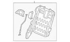 Genuine Honda Seat Back Frame 81326-SHJ-A31 New. Price: $1849.09.
