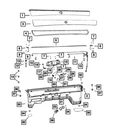 Genuine Mopar Storage Bin Latch Cover Left 68501903AA New. Price: $95.83.
