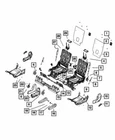 Genuine Mopar Pivot Bracket 68100726AA New. Price: $64.79.