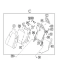 Genuine Mopar Seat Back Cover 6VY04UCXAA New. Price: $2101.10.