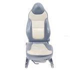 Front Left Seat Beige Gray Tear In Fabric Oem 07 08 09 10 Pontiac Solstice Used. Price: $185.91.