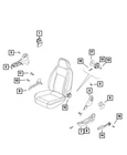Genuine Mopar Seat Recliner Knob 68122563AA New. Price: $70.20.