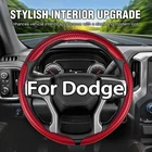 For Dodge Steering Wheel Cover Red Carbon Fiber Breathable Anti-slip 15" 38CM New. Price: $23.99.