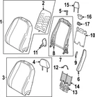 Genuine Volkswagen Seat Back Heater 5H0-963-557-D New. Price: $200.39.