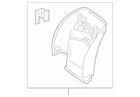 Genuine Mercedes-benz Trim Seat Box 222-910-19-27-8Q58 New. Price: $602.50.