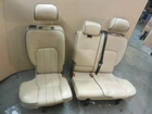 03-09 Land Range Rover L322 Complete Rear Beige Leather Seat Assembly Used. Price: $300.00.