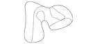 Genuine Volkswagen Seat Back Frame Cap 8L0-886-197-A-9B9 New. Price: $12.14.