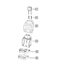 Genuine Mopar Front Seat Back Cover Right 6RC54U00AA New. Price: $201.60.