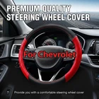 For Chevrolet Premium Speed Grip Car Suv Truck Steering Wheel Cover Leather New. Price: $22.99.