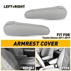 Pair Gray Leather Front Armrest Seat Panels Covers Fit Toyota Sienna 2011-2017 New. Price: $18.99.
