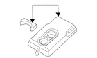Genuine Volkswagen Armrest 5GM-885-081-M-LI8 New. Price: $95.25.