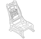 Genuine Nissan Seat Frame 87101-6JR9A New. Price: $2640.57.