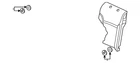 Genuine Volkswagen Seat Back Cover 561-885-805-Q-UFE New. Price: $30.37.