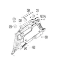 Genuine Mopar Cup-holder Right 1VL49DX9AA New. Price: $9.94.