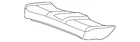 Genuine Gm Light Titanium Rear Seat Cushion Cover 15293269 New. Price: $143.56.