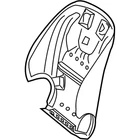 Genuine Mercedes-benz Oe Trim, Seat Box 205-910-53-20-8U04 New. Price: $286.65.