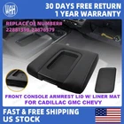 For 2015-2019 Silverado Sierra Middle Seat Black Console Armrest Lid W/ Mat New. Price: $59.58.