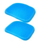 2-PACK Honeycomb Gel Seat Cushion 14X12 Double Thick Non-slip Cover Breathable New. Price: $22.49.