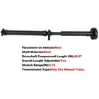 Drive Shaft For Bmw X3 3.0SI E83 2009-2011 L6 3.0L Awd Manual Trans 26107564740 New. Price: $135.45.