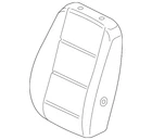 Genuine Volkswagen Seat Back Cover 561-881-805-AM-UFE New. Price: $229.23.