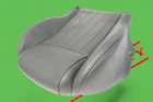 2012-2019 Fiat 500 Front Right Side Lower Bottom Seat Cushion Black Heated Oem Used. Price: $202.38.