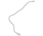 Genuine Mitsubishi Folding Seat Release Cable 7230B208 New. Price: $120.09.