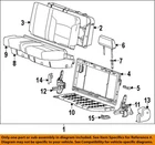 Gm Oem 14-16 Sierra 1500 Rear Components-seat Back Cover 22944313 New. Price: $168.99.
