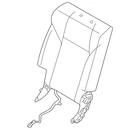 Genuine Mitsubishi Seat Back Cover 88620W512P New. Price: $466.57.