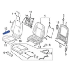 Ford TRANSIT-150 2022-2023 HK4Z99644A22EE Front Right Seat Armrest New. Price: $223.33.