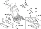 Genuine Nissan Seat Cushion Foam 87320-9BY6D New. Price: $1020.58.