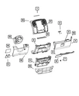 Genuine Mopar Lower Delete Drawer 1WH53TX7AB New. Price: $62.92.