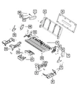 Genuine Mopar Seat Back Panel 1HW08DX9AA New. Price: $143.54.