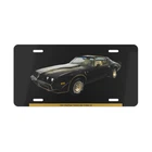 Legendary 1981 Pontiac Trans Am Turbo Metal Front License Plate Iconic New. Price: $19.79.