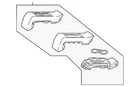 Genuine Mercedes-benz Armrest 206-970-12-00-9E43 New. Price: $106.68.