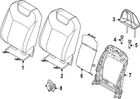 Genuine Nissan Seat Back Cushion Cover 87671-7BF1A New. Price: $513.07.