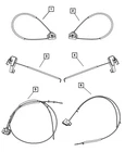 Genuine Mopar Rear Seat Cable 68066908AA New. Price: $104.73.