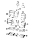 Genuine Mopar Rear Seat Back Cover 7SN09BDQAA New. Price: $140.98.