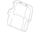 Genuine Nissan Seat Back Cushion Cover 87620-EA501 New. Price: $300.53.