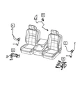 Genuine Mopar Seat Cushion Wiring 68395858AH New. Price: $94.36.