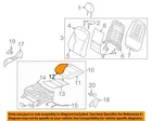 Hyundai Oem 11-12 Elantra Passenger Seat-foam Cushion Pad 882503Y000 New. Price: $335.91.
