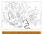 Gm Oem 2016 Impala Seats Tracks Passenger Components-harness 23468157 New. Price: $42.62.