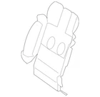 Genuine Mercedes-benz Seat Lumbar Support Cushion 221-910-22-75 New. Price: $618.32.